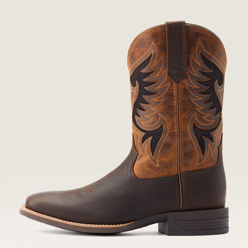 Dark Brown Ariat Cowpuncher Venttek Cowboy Boot | 23GYTVIUD