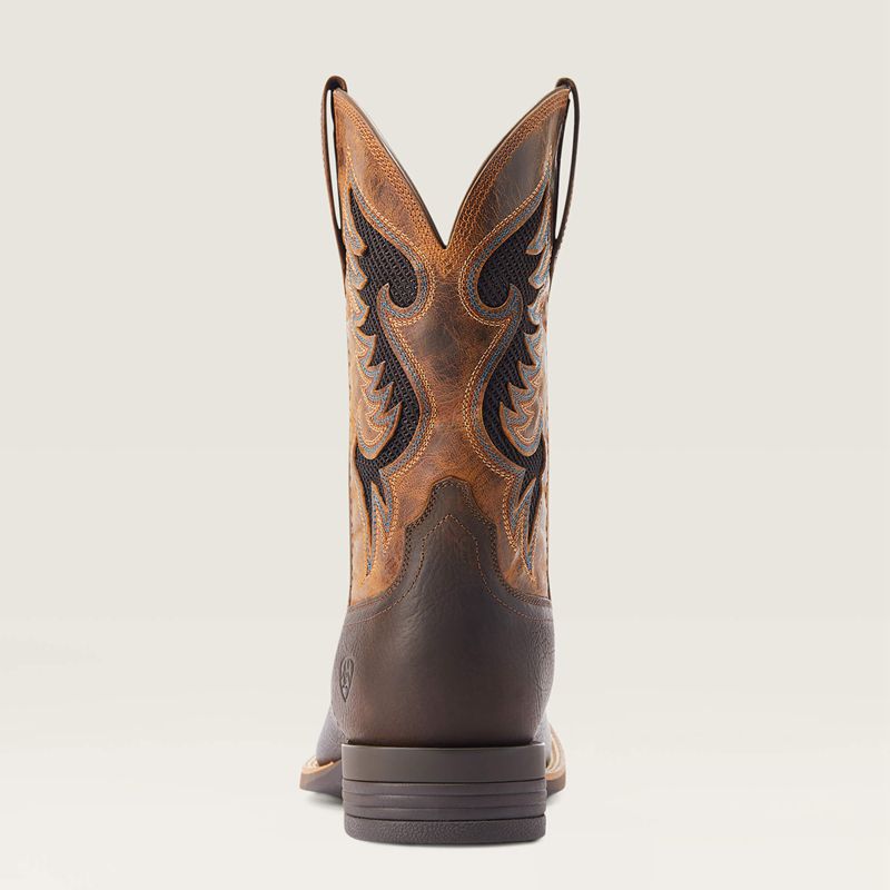 Dark Brown Ariat Cowpuncher Venttek Cowboy Boot | 23GYTVIUD