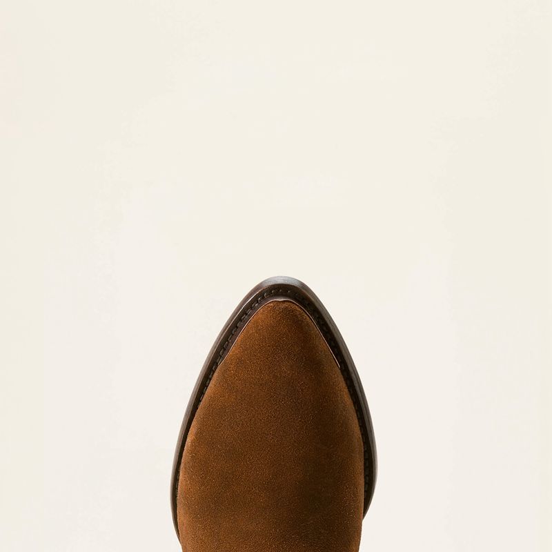 Dark Ginger Suede Ariat Shiloh Bootie | 29PBGDTML