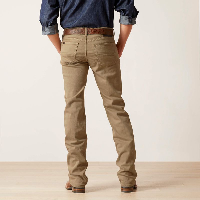 Dark Khaki Ariat M7 Grizzly Straight Jean | 31TOSBLAM