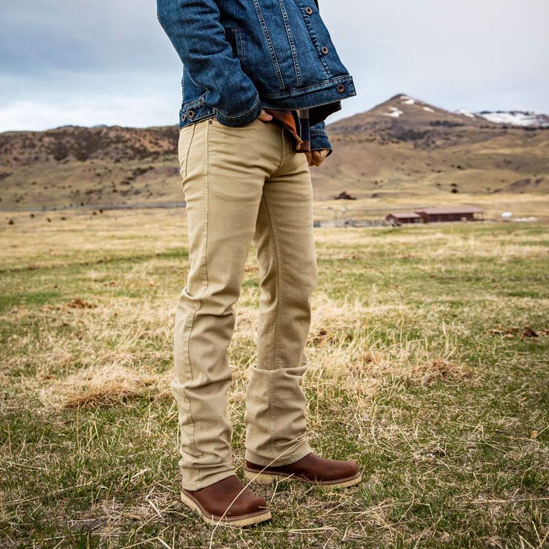 Dark Khaki Ariat M7 Grizzly Straight Jean | 31TOSBLAM