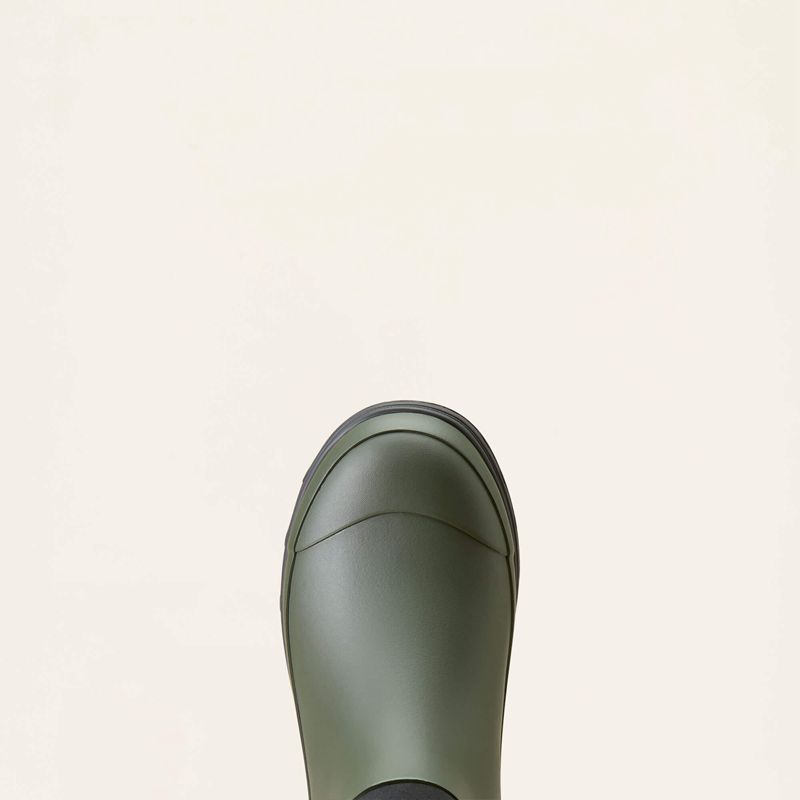 Dark Olive Ariat Kelmarsh Shortie Rubber Boot | 49EHRTAKL