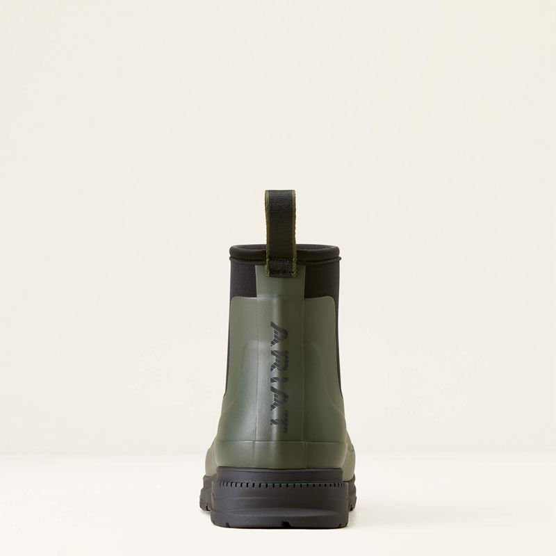 Dark Olive Ariat Kelmarsh Shortie Rubber Boot | 49EHRTAKL