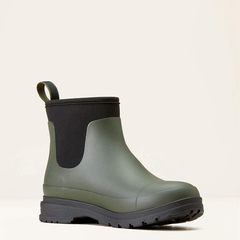 Dark Olive Ariat Kelmarsh Shortie Rubber Boot | 49EHRTAKL