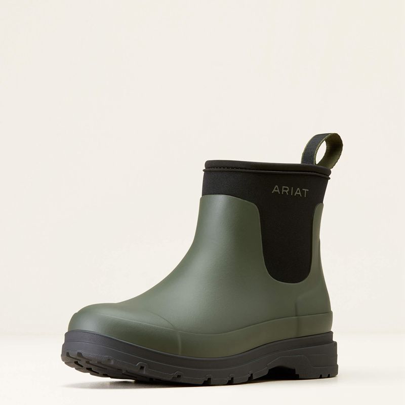 Dark Olive Ariat Kelmarsh Shortie Rubber Boot | 49EHRTAKL