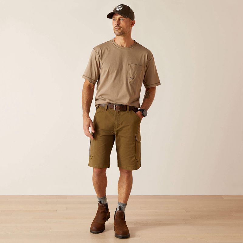 Dark Olive Ariat Rebar Durastretch Made Tough Cargo 11