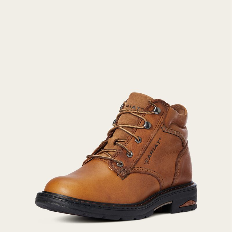 Dark Peanut Ariat Macey Work Boot | 32AMBEQLS