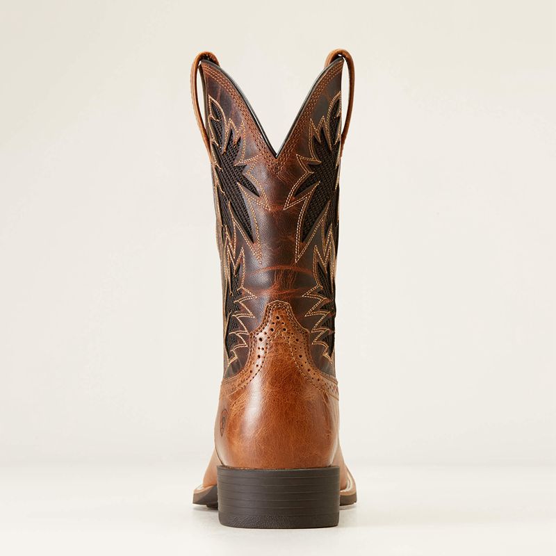 Dark Tan Ariat Sport Cool Venttek Western Boot | 92FSRBLOU