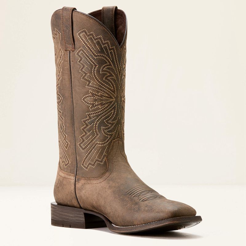 Dark Tan Ariat Sting Cowboy Boot | 17NFLRBSO