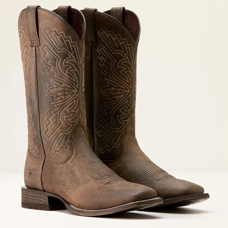 Dark Tan Ariat Sting Cowboy Boot | 17NFLRBSO