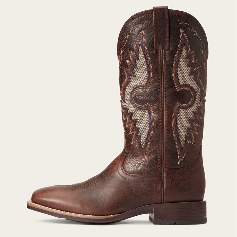 Dark Whiskey Ariat Solado Venttek Western Boot | 97VJGYNRX