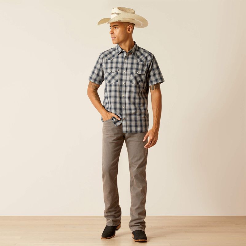 Deep Pond Ariat Haven Retro Fit Shirt | 02TJVAPEC