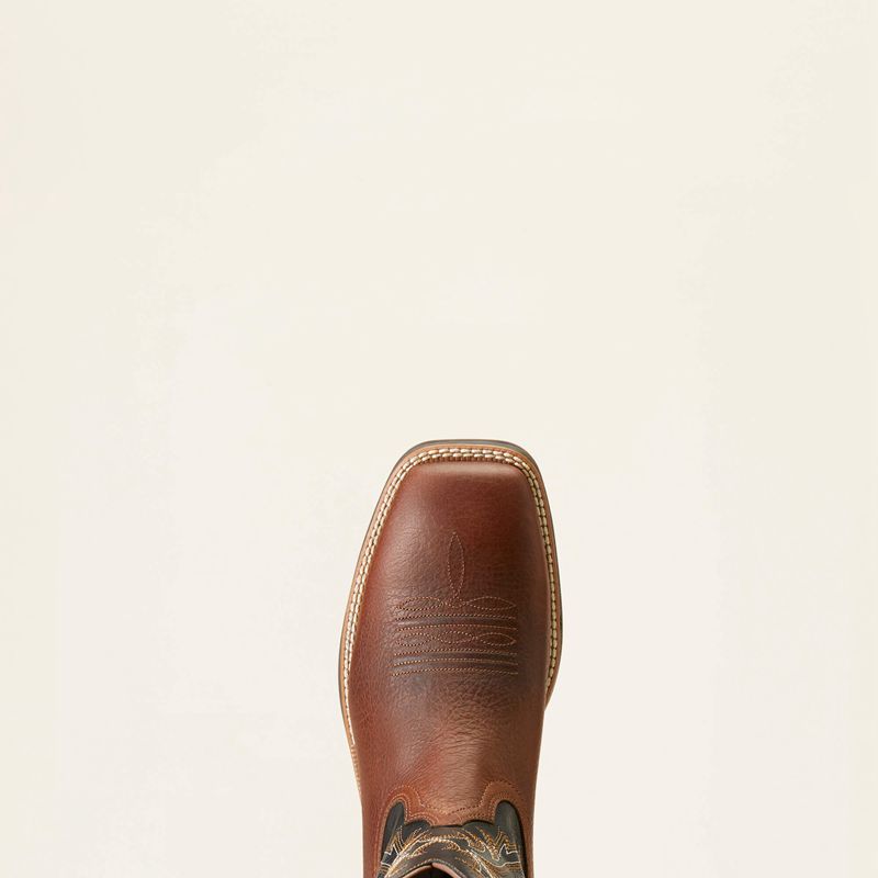 Deepest Clay Ariat Ridgeback Cowboy Boot | 20KJURQOT