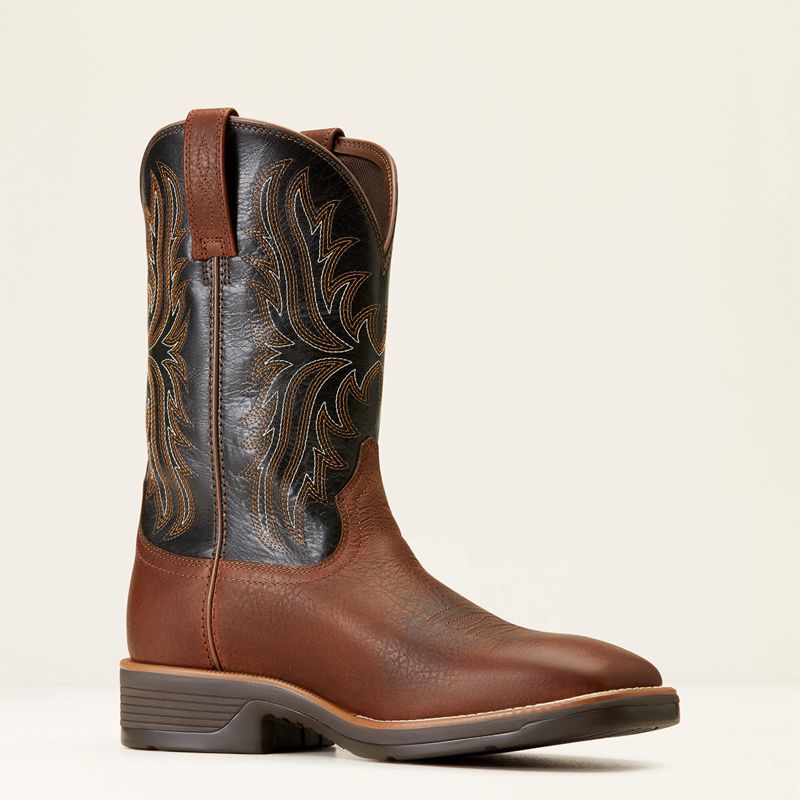 Deepest Clay Ariat Ridgeback Cowboy Boot | 20KJURQOT