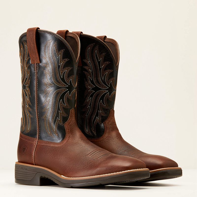 Deepest Clay Ariat Ridgeback Cowboy Boot | 20KJURQOT