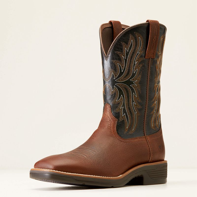 Deepest Clay Ariat Ridgeback Cowboy Boot | 20KJURQOT