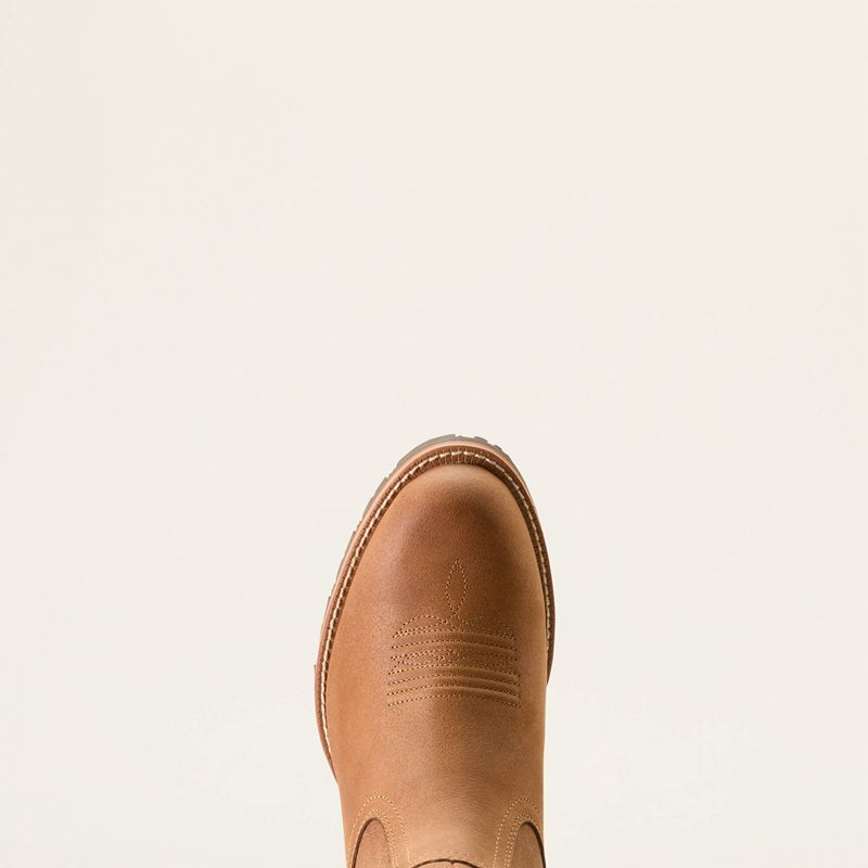 Desert Brown Ariat Hybrid Low Boy Round Toe Western Boot | 29OJYAXSM