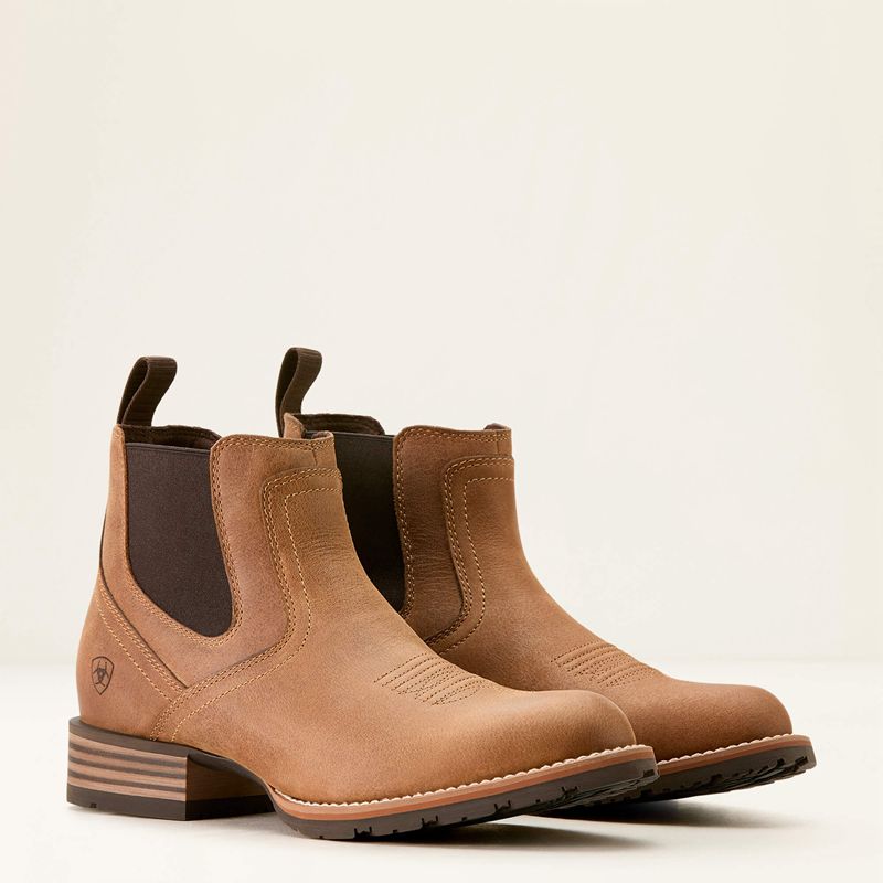 Desert Brown Ariat Hybrid Low Boy Round Toe Western Boot | 29OJYAXSM