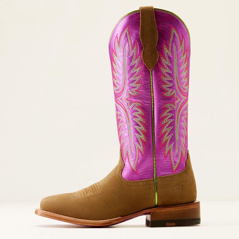 Dijon Roughout/Electric Raspberry Ariat Frontier Calamity Jane Western Boot | 18FCWMHEO