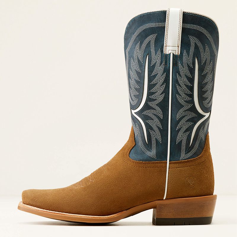 Dijon Roughout/Ocean Blue Ariat Stadtler Cowboy Boot | 90ORIUKQZ