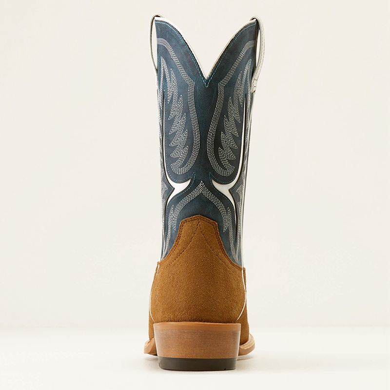 Dijon Roughout/Ocean Blue Ariat Stadtler Cowboy Boot | 90ORIUKQZ