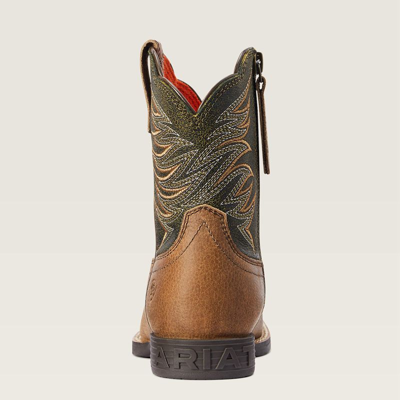 Distressed Brown Ariat Bk Child Firecatcher Western Boot | 41GIVRKAF