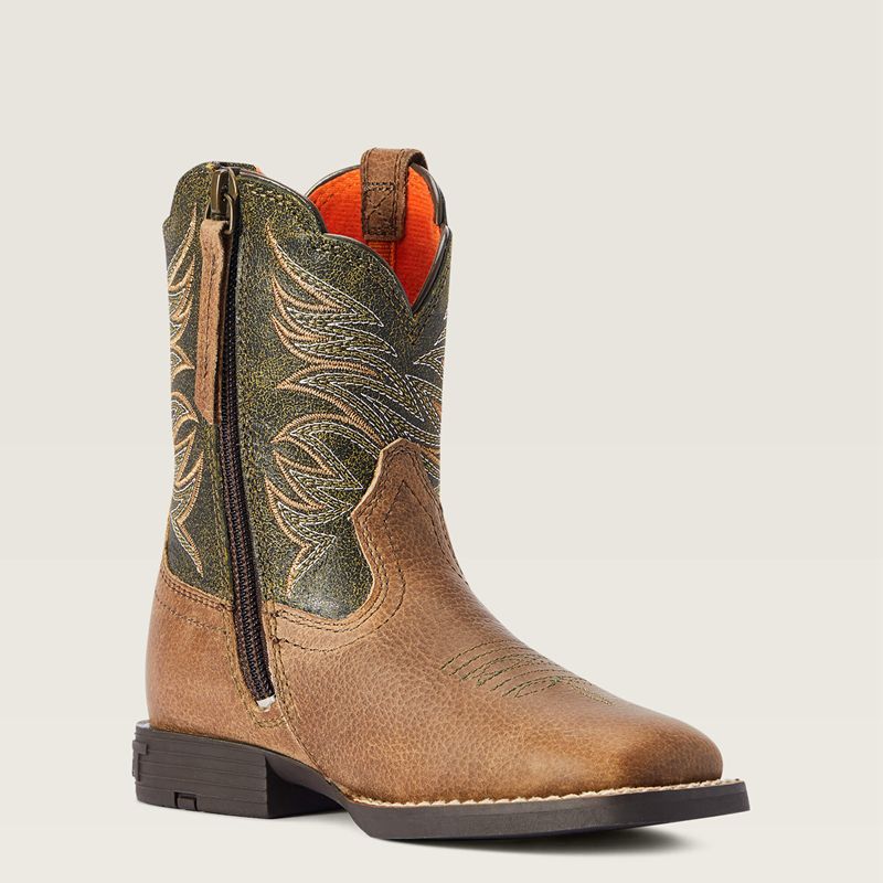 Distressed Brown Ariat Bk Child Firecatcher Western Boot | 41GIVRKAF