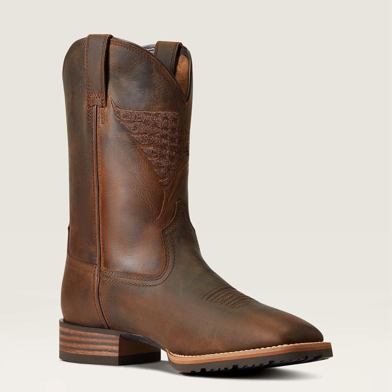 Distressed Brown Ariat Hybrid Fly High Western Boot | 27WXBNGPS