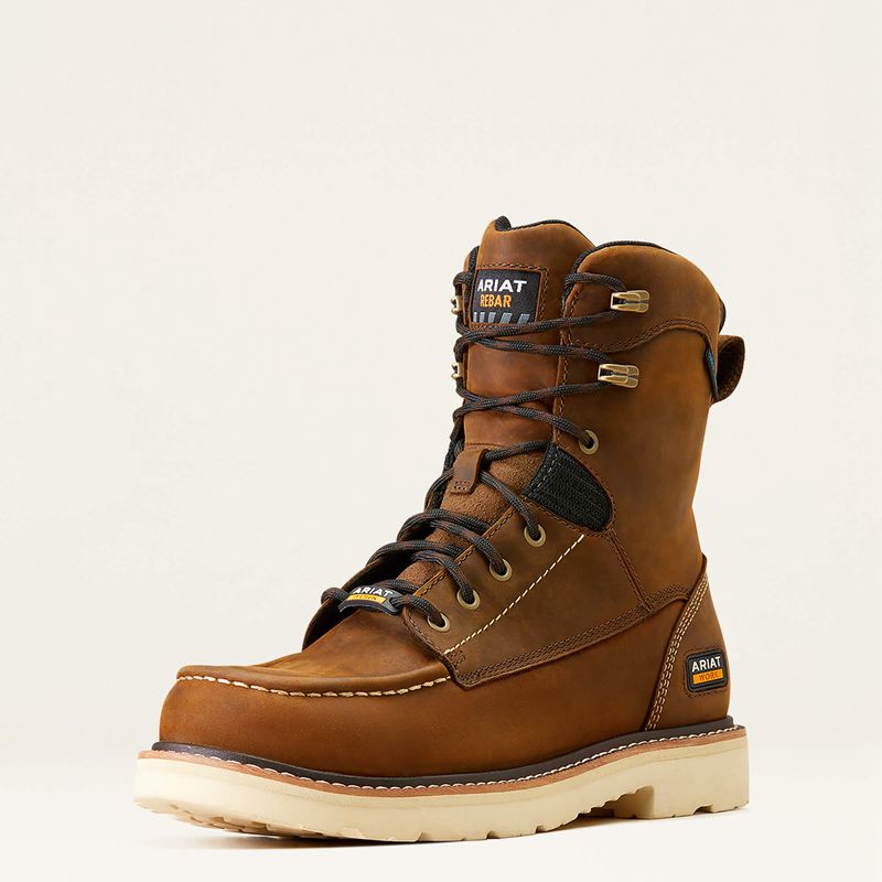 Distressed Brown Ariat Rebar Lift 8\