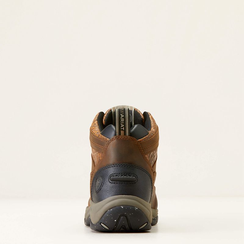 Distressed Brown Ariat Terrain Eco Boot | 85ZBEXAFD