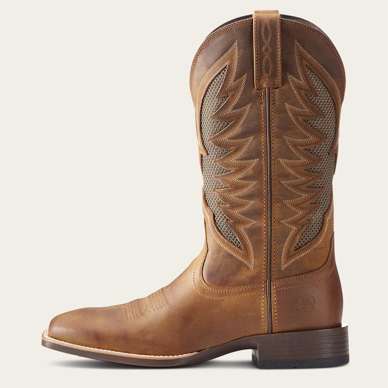 Distressed Brown Ariat Venttek Ultra Western Boot | 31JVFOGWL