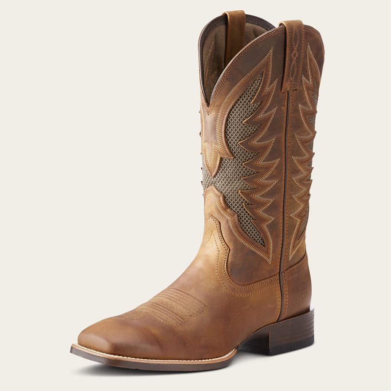 Distressed Brown Ariat Venttek Ultra Western Boot | 31JVFOGWL