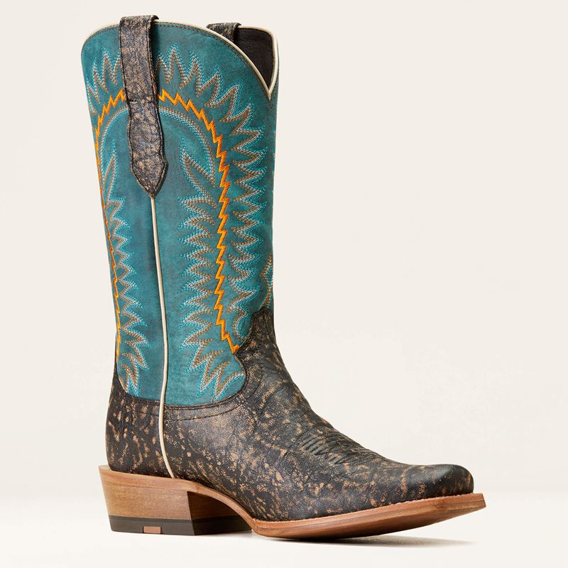 Distressed Charcoal Ariat Futurity Time Cowboy Boot | 07FNKVPXM