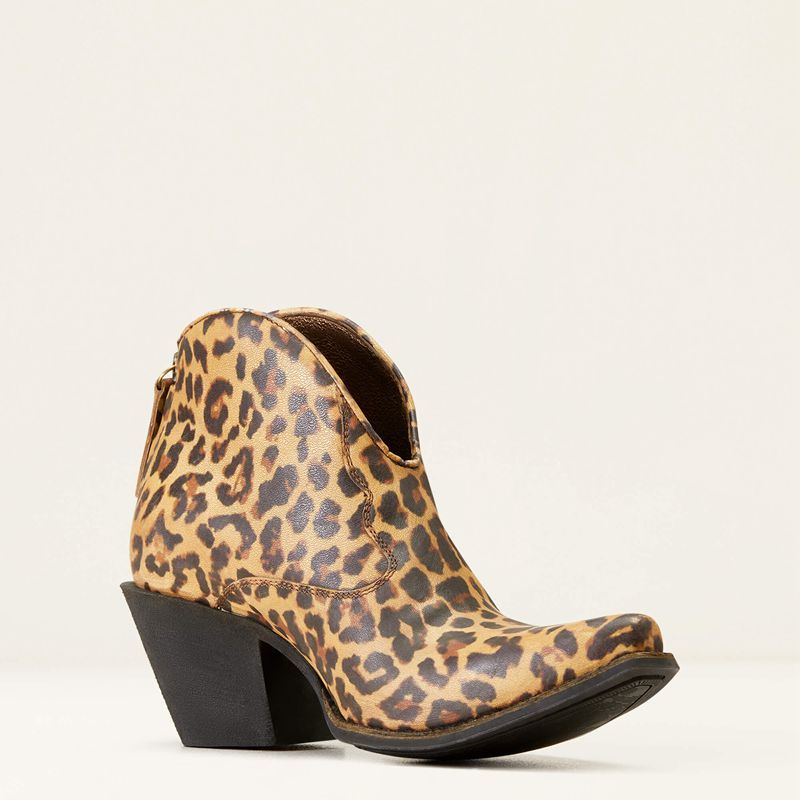 Distressed Leopard Ariat Layla Western Boot | 06YZCHJOA