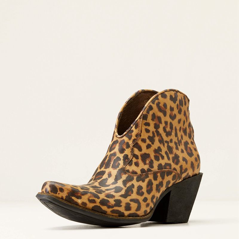 Distressed Leopard Ariat Layla Western Boot | 06YZCHJOA