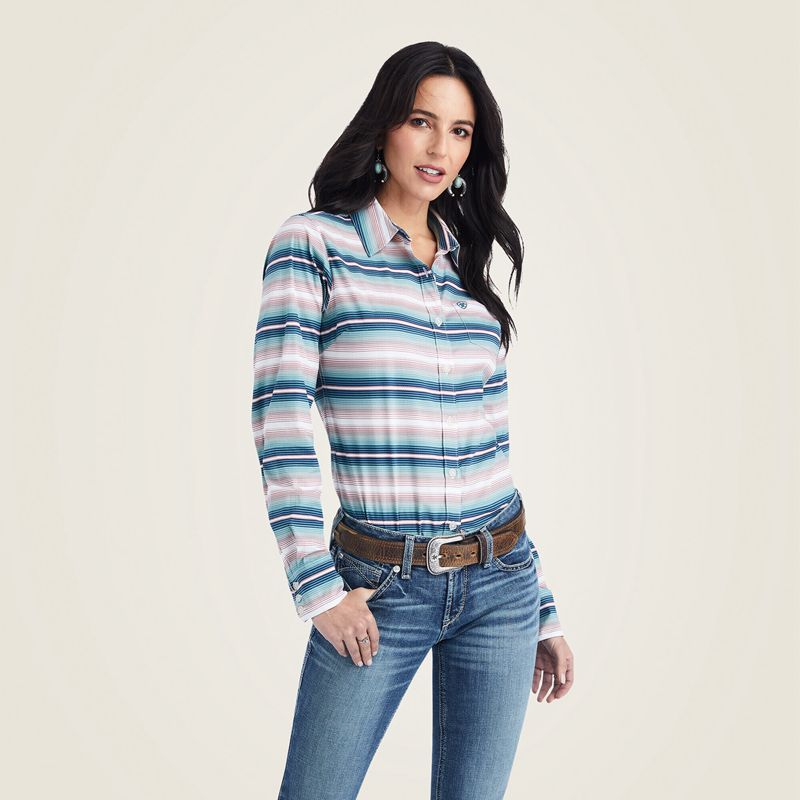 Downstream Ariat Kirby Stretch Shirt | 96UJXYSQT