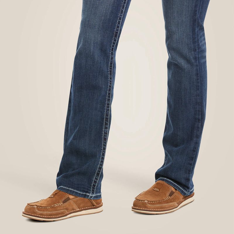 Dresden Ariat R.E.A.L. Mid Rise Stretch Ivy Stackable Straight Leg Jean | 39ORZITFC