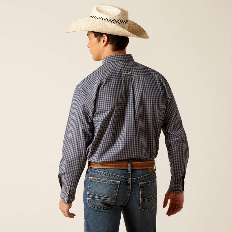 Dress Blues Ariat Pro Series Tate Classic Fit Shirt | 45XAGVWCU