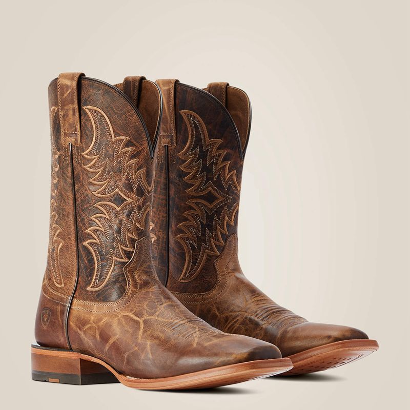 Dry Creek Tan Ariat Point Ryder Western Boot | 20ZRVFEPG