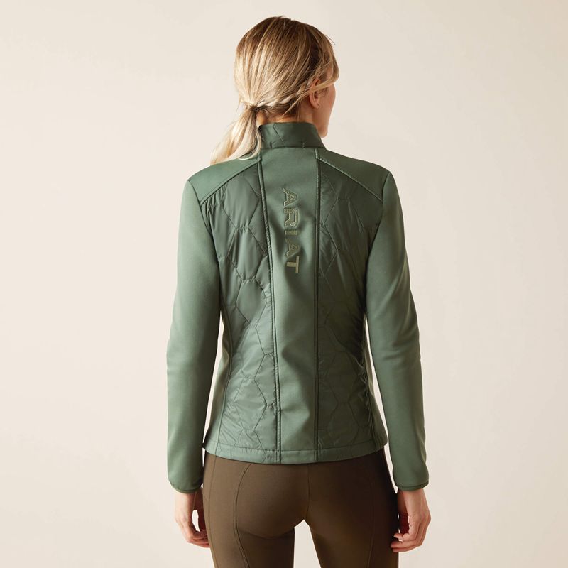 Duck Green Ariat Fusion Insulated Jacket | 52DMGRNVE