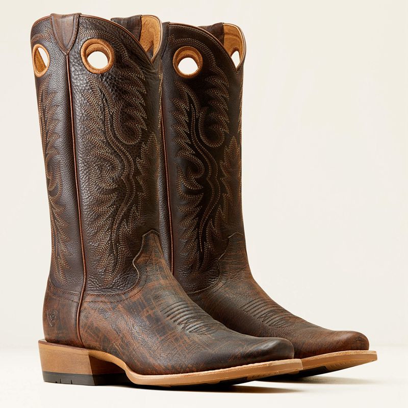 Dusted Wheat/Toffee Crunch Ariat Ringer Cowboy Boot | 71MVNAJGB