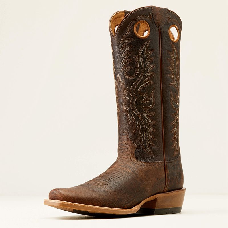 Dusted Wheat/Toffee Crunch Ariat Ringer Cowboy Boot | 71MVNAJGB