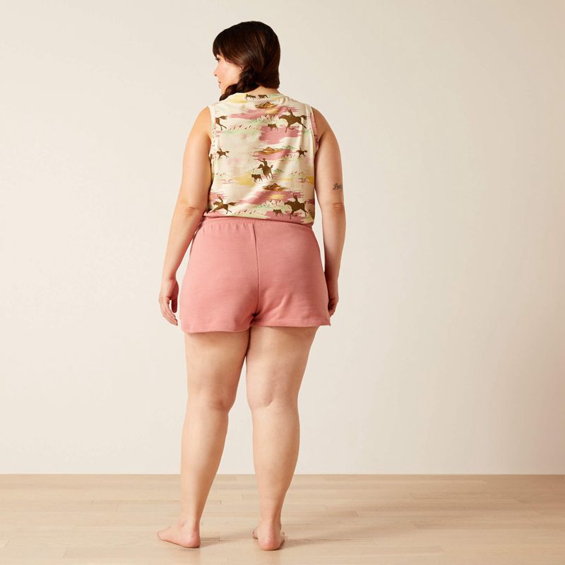 Dusty Rose Ariat Blushing Short | 64BAKGYSC