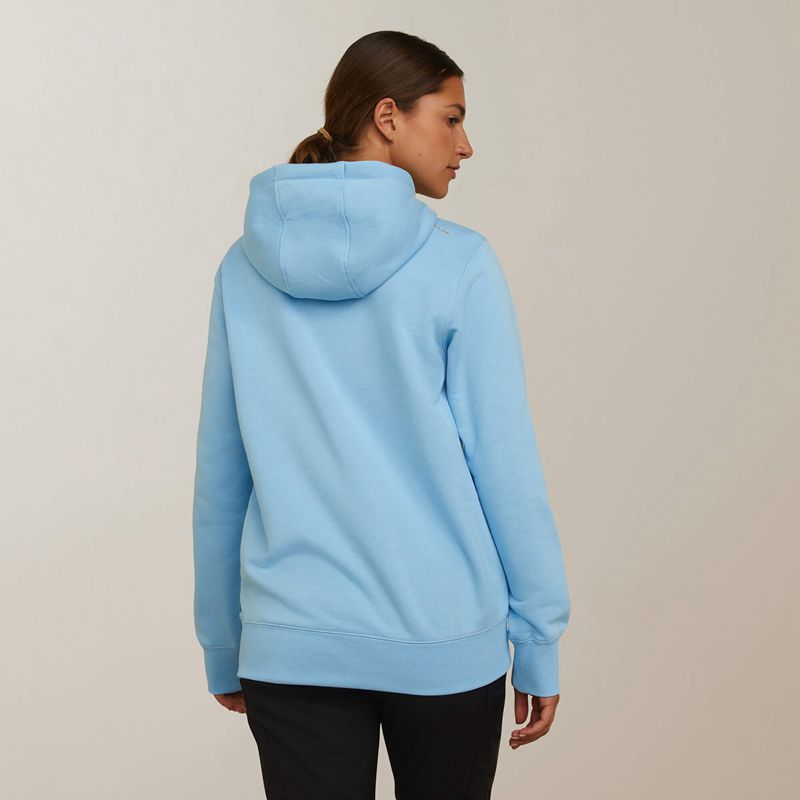 Dutch Canal Heather/ Dusk Ariat Rebar Graphic Hoodie | 72SHWYCVA