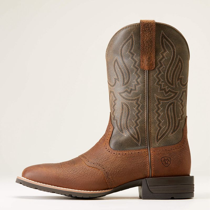 Earth Ariat Hybrid Ranchway Western Boot | 94VCSAQYL