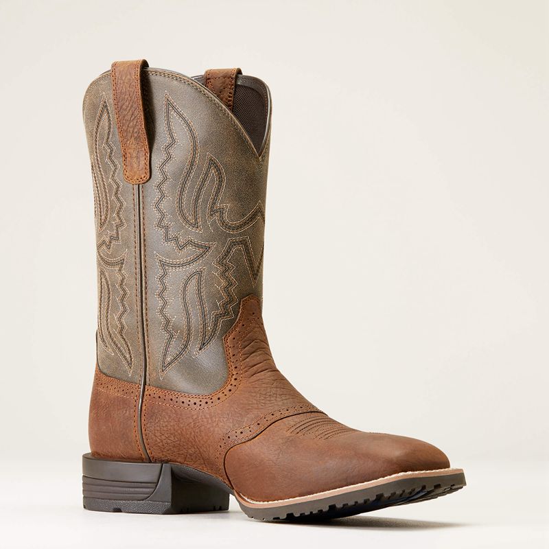 Earth Ariat Hybrid Ranchway Western Boot | 94VCSAQYL