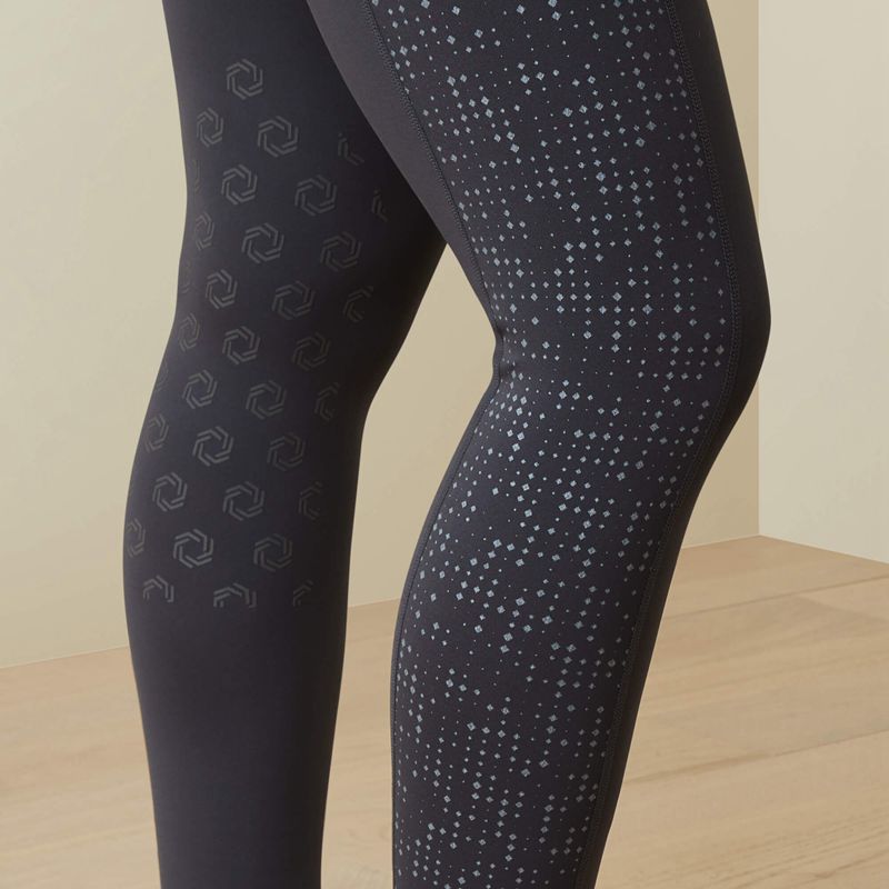 Ebony Ariat Eos Lumina Knee Patch Tight | 61QCBNRUI