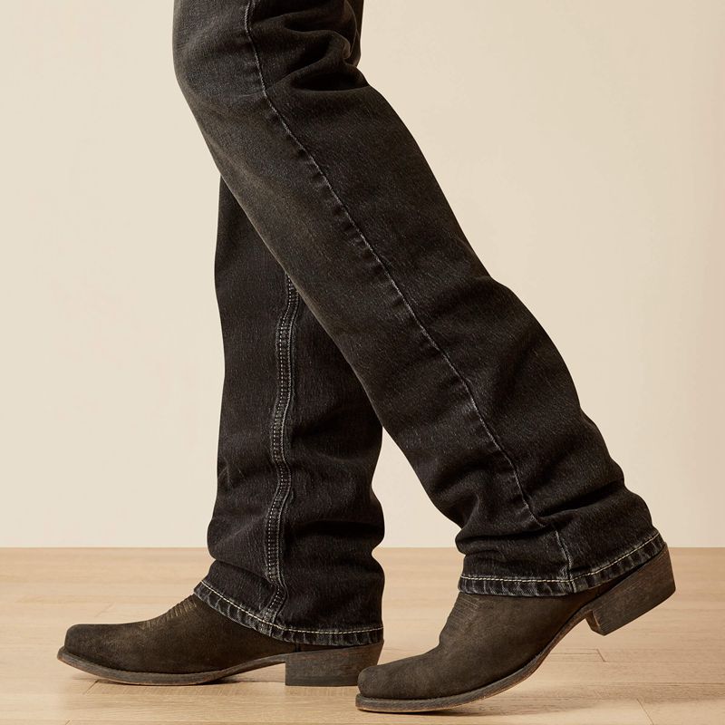 Ebony Black Ariat M7 Slim Onyx Straight Leg Jeans | 94FQKEWVU