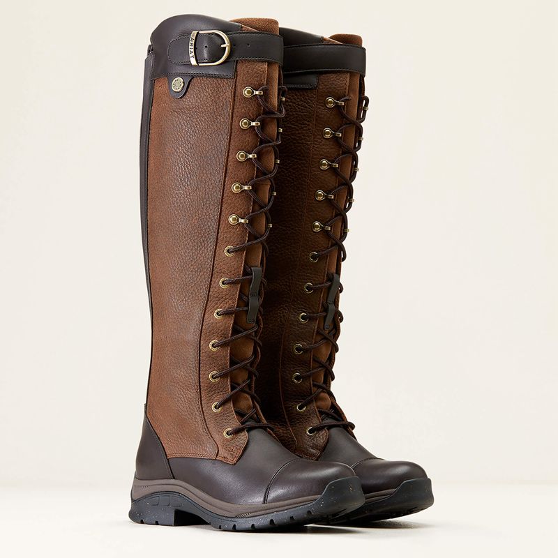 Ebony Brown Ariat Berwick Max Waterproof Boot | 69IRHZALB