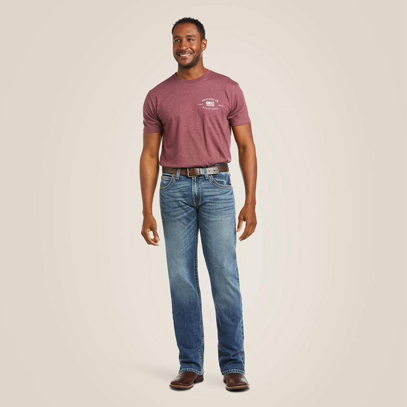 Fargo Ariat M5 Slim Stretch Stillwell Stackable Straight Leg Jean | 39EPGVKOI